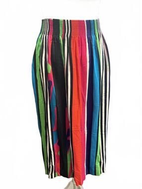 1980/1990 Vintage Jo Hardin bold color abstract skirt